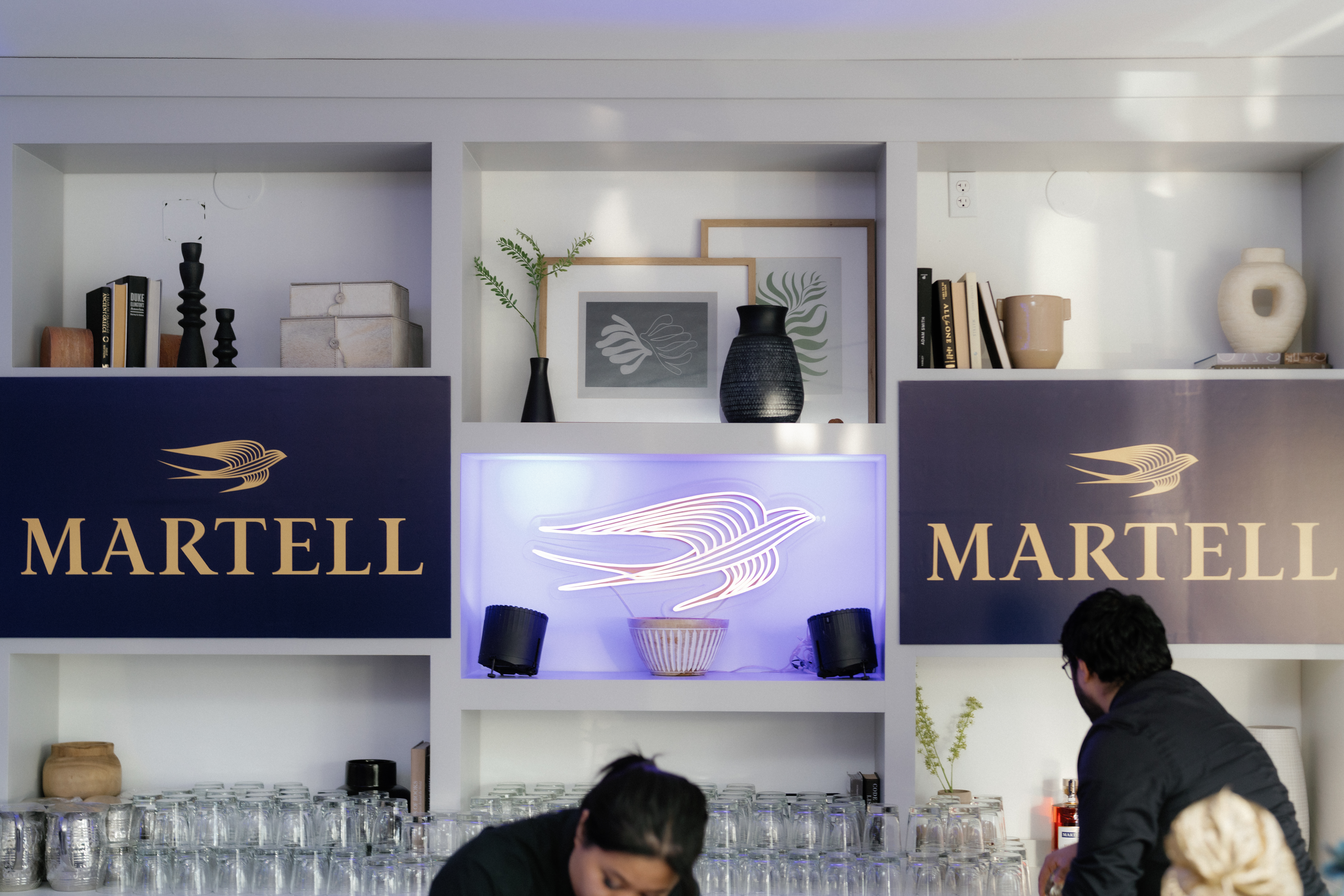 MARTELL Product activation with Sonia Alexandria PHOTOGRAPHY — floral design by EVENT by OVA
